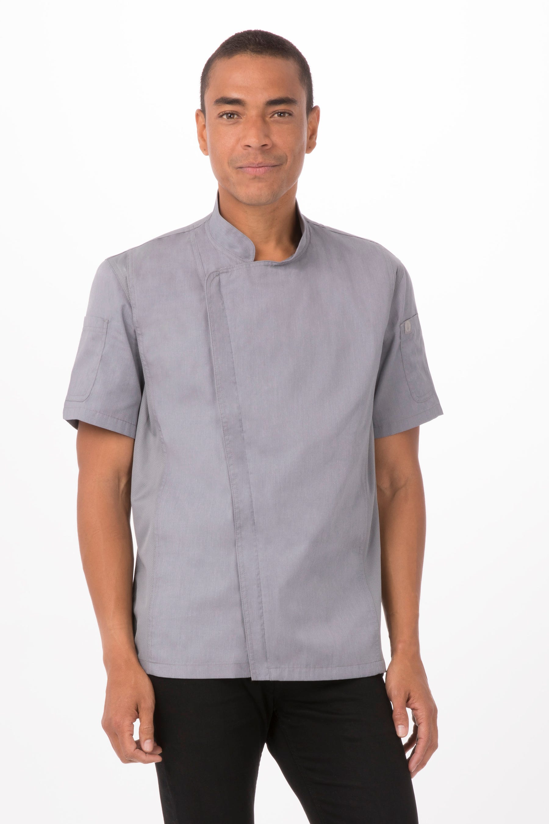 Chef Works Mens Springfield Chef Coat (BCSZ009) - Picture 4 of 8