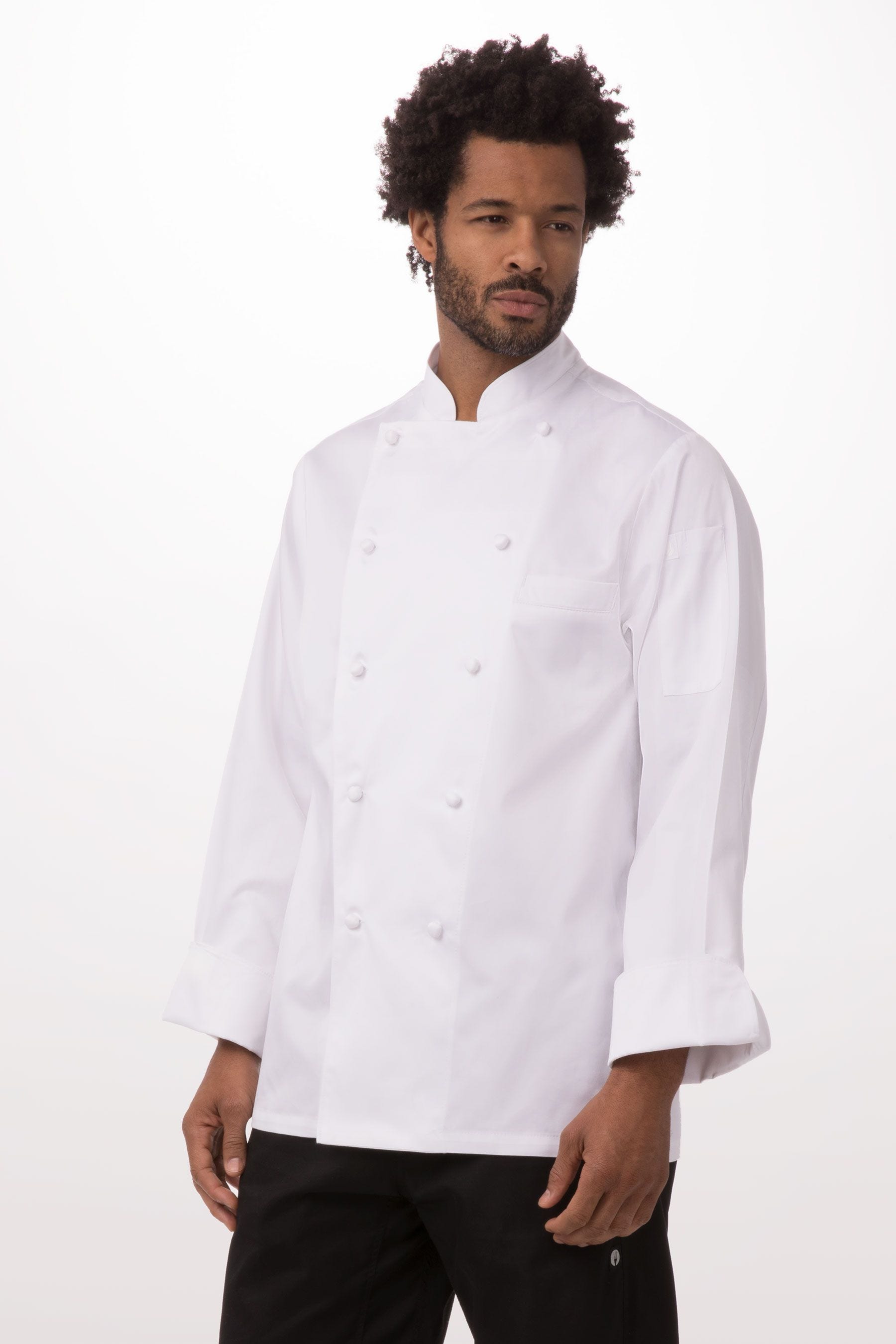 Choose SZ/color Details about   Chef Works Men's Morocco Chef Coat