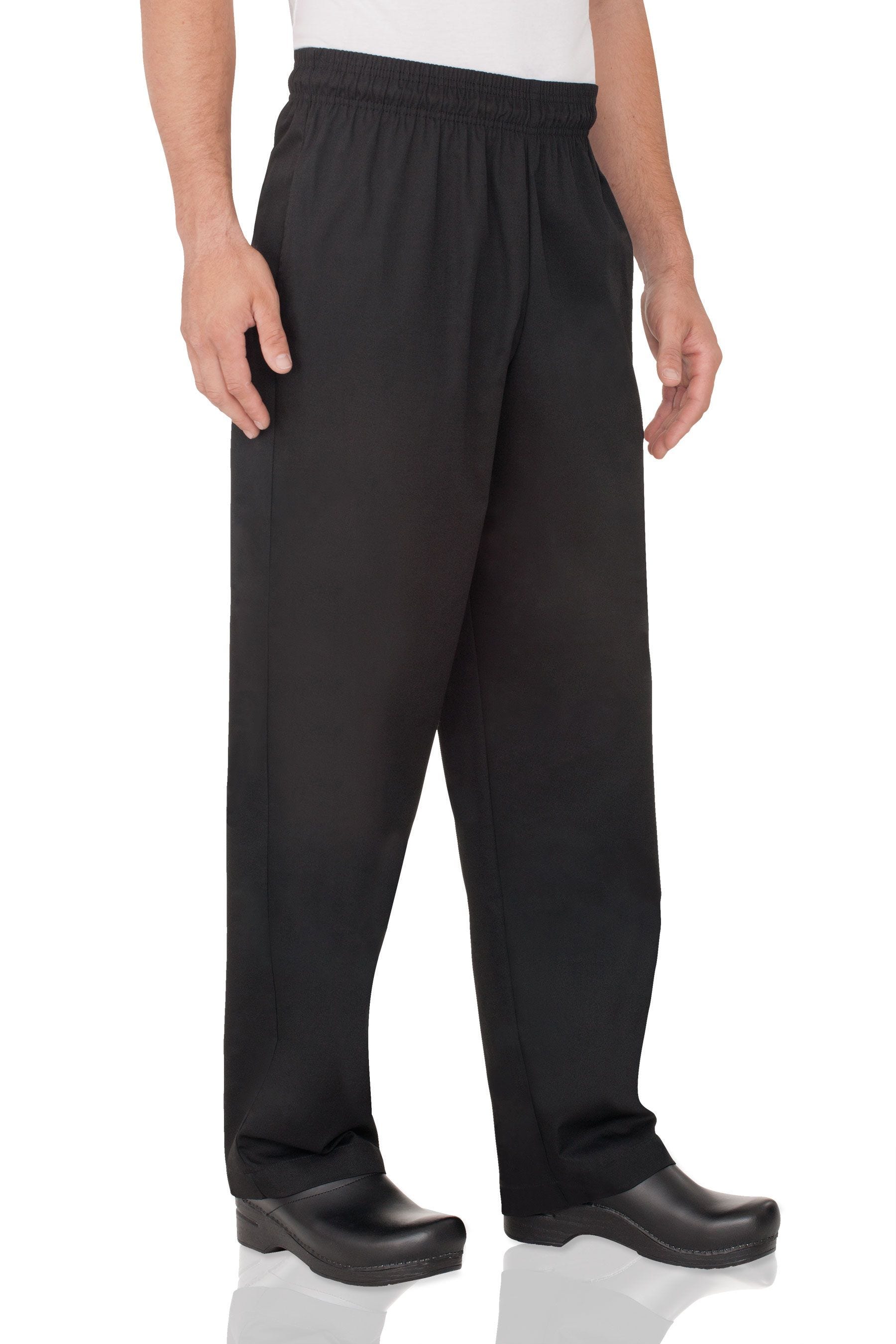 Chef Revival P020HT-S Small Houndstooth Men's Yarn Dyed Poly Cotton Baggy Chef  Pants