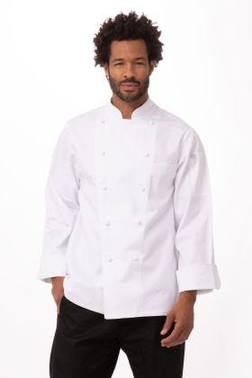 Chef Works Men's Newport Executive Chef Coat 