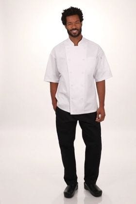 Details about   Chef Works Unisex Palermo Executive Chef Coat Medium Black 