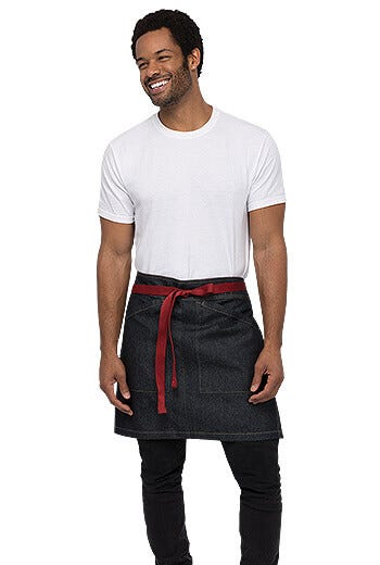 Berkeley Half Bistro Apron Indigo Denim