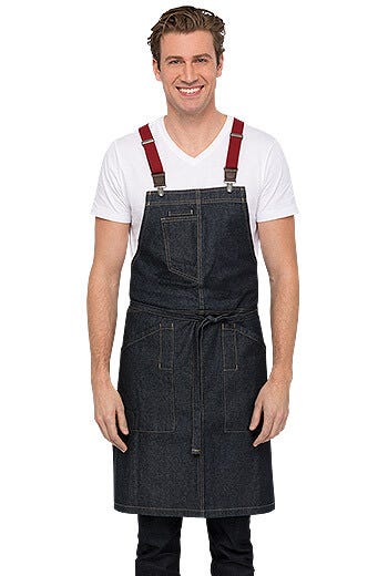 Berkeley Bib Apron Indigo Denim