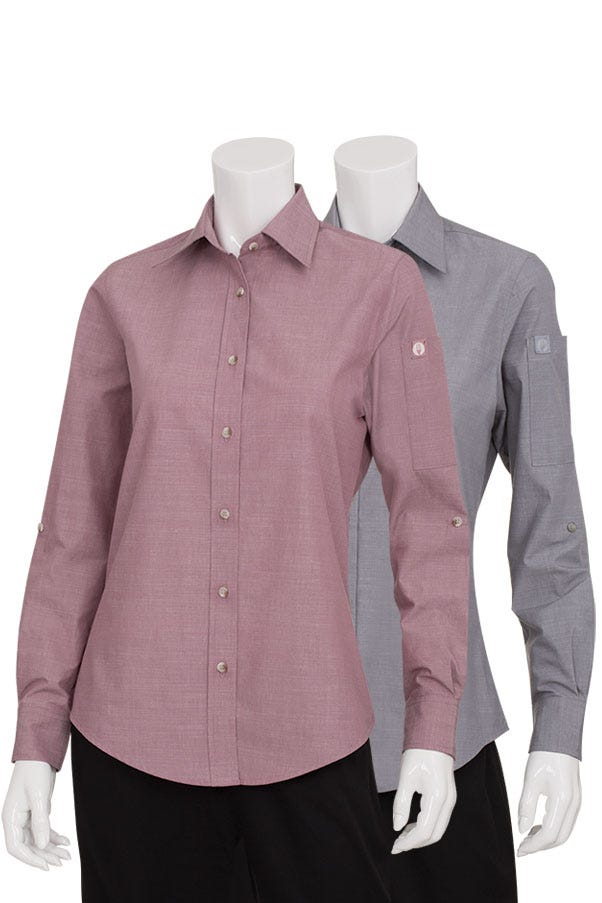 Womens Chambray Shirt | ChefWorks.com